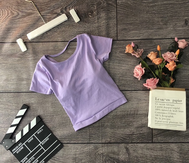 Áo croptop chéo lưng