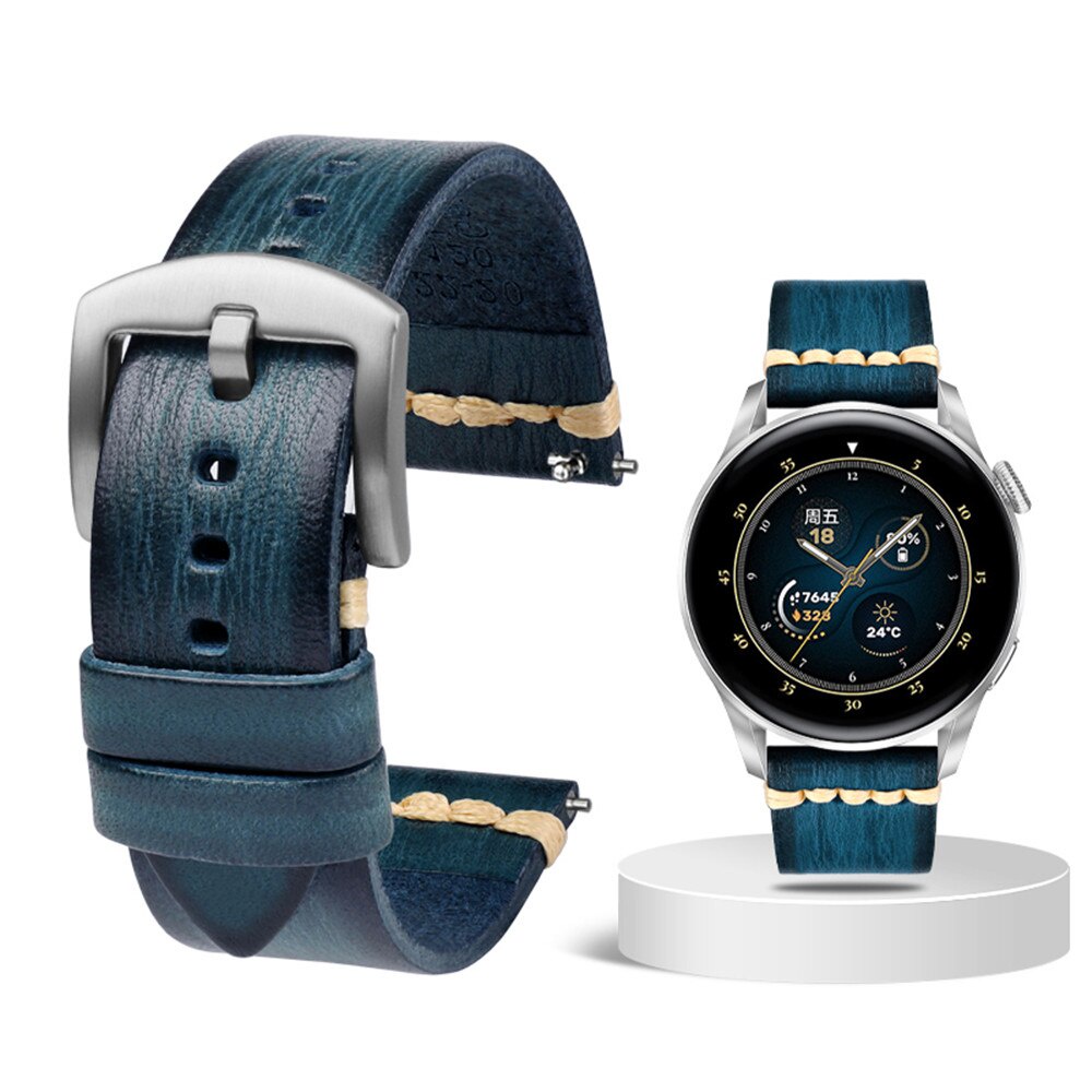 Dây đeo đồng hồ da thật 20mm 22mm 24mm dành cho Huawei Watch GT 3 2/2e/3 pro
