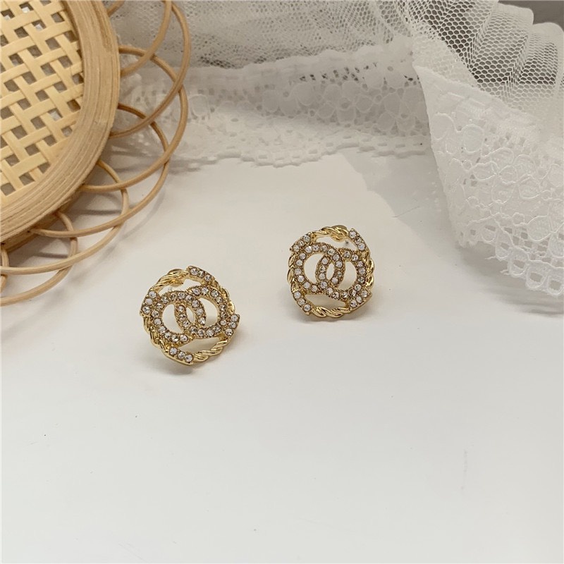 Khuyên tai đính ngọc sang trọng KA446 Maycorner