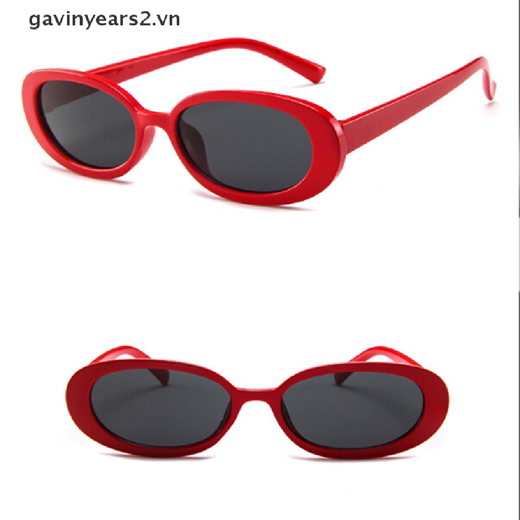 2 Kính Mát Gọng oval Thời Trang