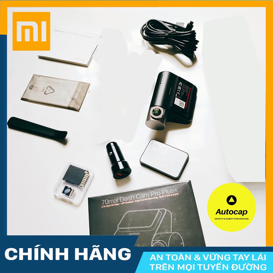 Camera hành trình ô tô Xiaomi 70mai Pro Plus A500s + thẻ 64/128GB Class 10 | BigBuy360 - bigbuy360.vn