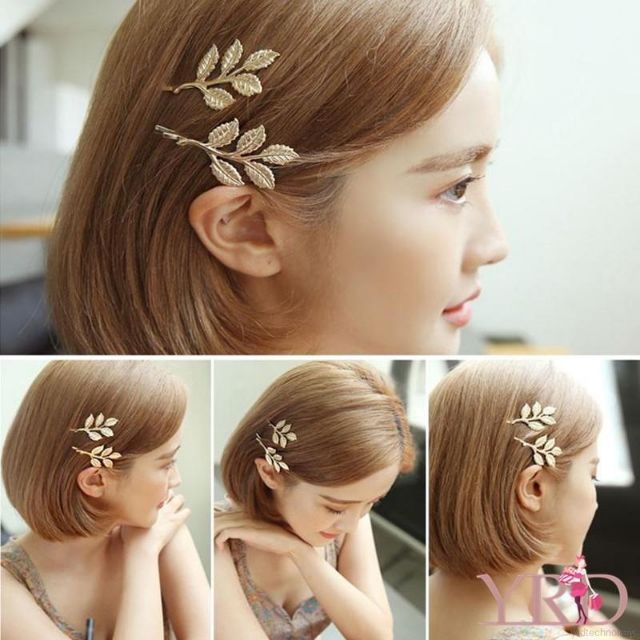 Kẹp tóc lá cây