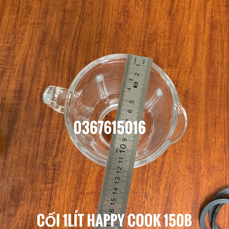 [Mã ELHA22 giảm 5% đơn 300K] CỐI THỦY TINH TO MÁY XAY SINH TỐ HAPPY COOK HCB-150C HCB-150S VÀ HCB-150B 150C 150B 150S