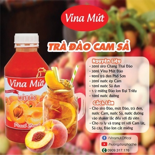 Sinh tố Đào VINA MỨT 1Lít