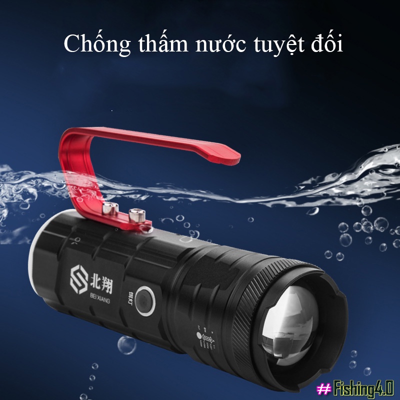 Đèn Soi Phao Câu Cá Dã Ngoại Sạc Điện 4 chế độ - Chất Lượng Cao - AA19