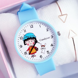 Đồng hồ thời trang nữ dây cao su Maruko Candycat PKHRCAT002 (Đường kính mặt: 36 mm)