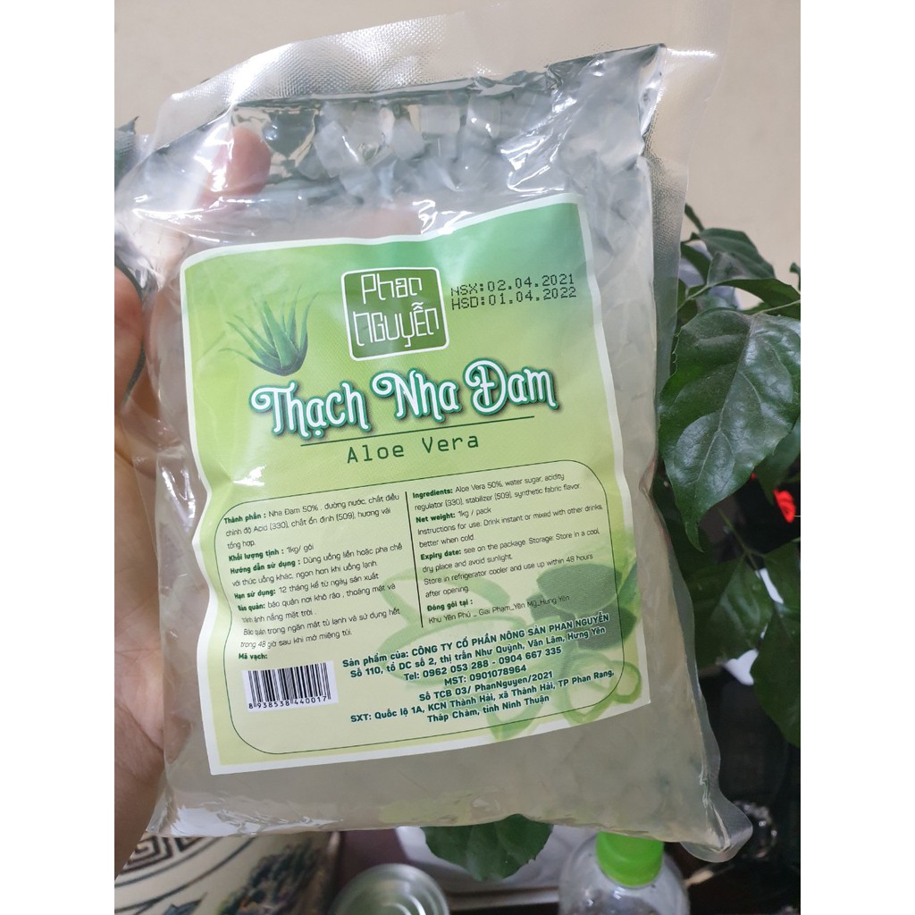 Thạch nha đam hương vải PHAN NGUYỄN gói 1kg