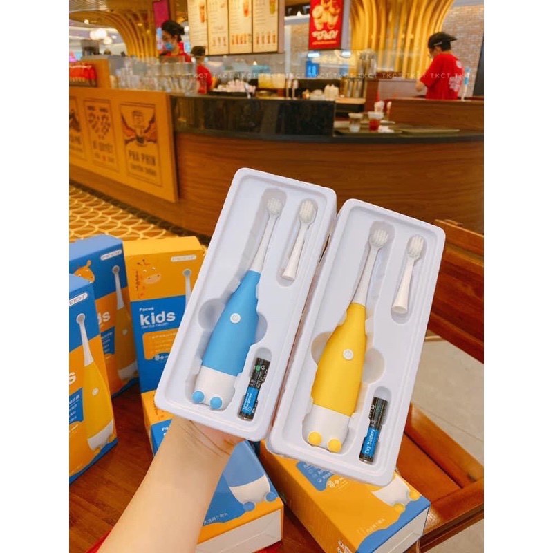 Bàn chải điện cho bé 🔥FREESHIP🔥 bàn chải đánh răng trẻ em