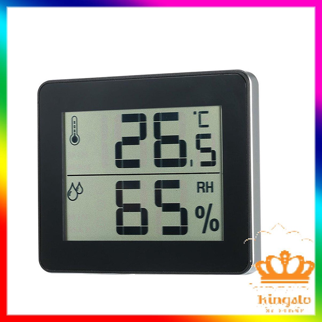 [Mới] Household thermometer and hygrometer 30.5027 Hygrometer Ultra Flat digital Thermometer Highs and lows temperature