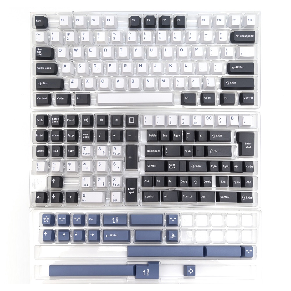 173 Phím Arctic Keycaps Cherry Profile PBT Double Shot Bàn phím cơ Keycap Set