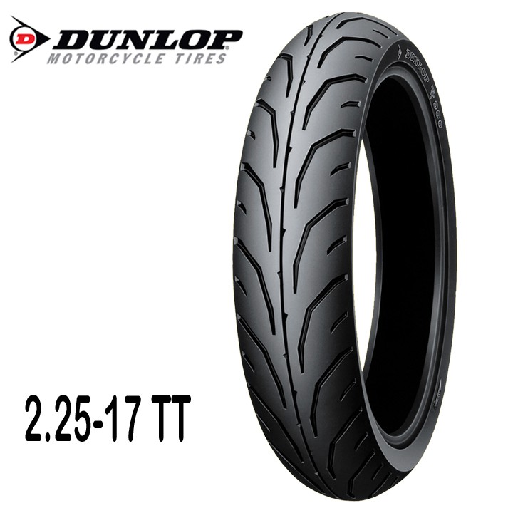 Lốp xe máy Dunlop 2.25-17 TT900 loại dùng săm, xuất xứ Indo