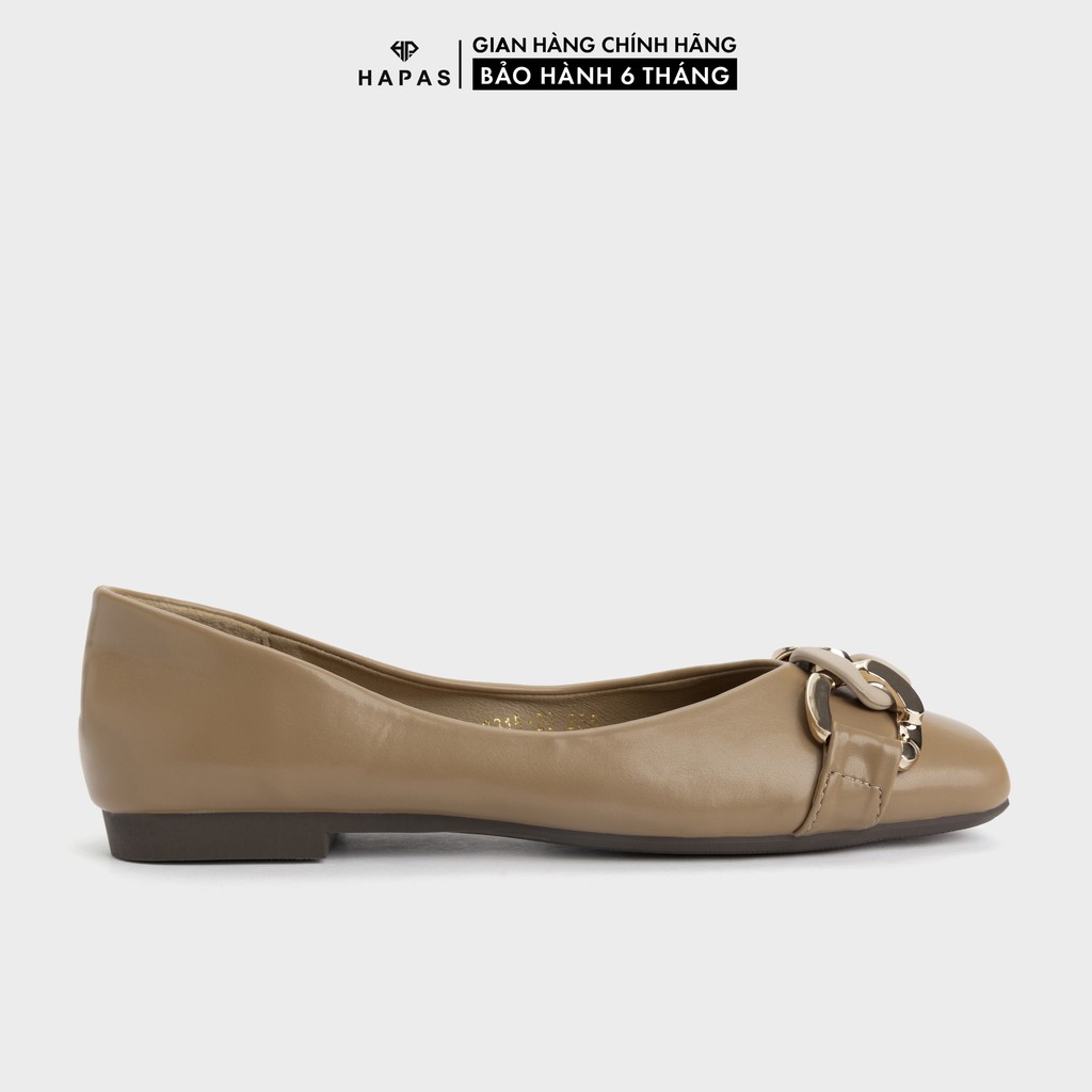 [Mã WABRHP306 giảm 15% đơn 299k] Giày Bệt Nữ Khoá Xích Mũi Vuông HAPAS - GBB146 | BigBuy360 - bigbuy360.vn
