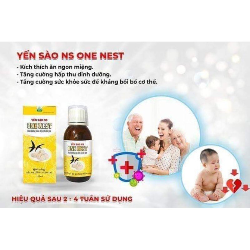 Sirô Yến Sào NS One Nest Dinh dưỡng toàn diện cho bé yêu