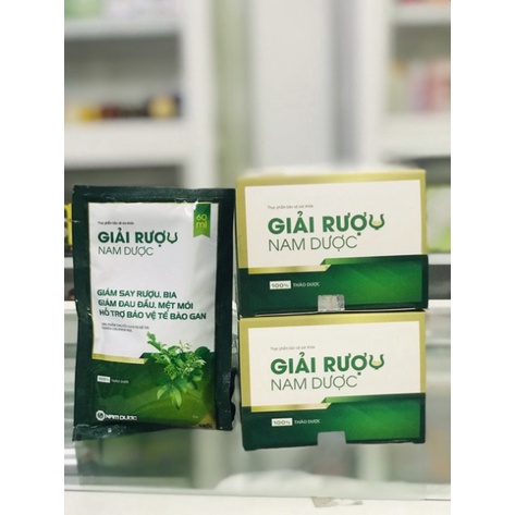 [Chính hãng] Giải rượu nam dược gói 60ml