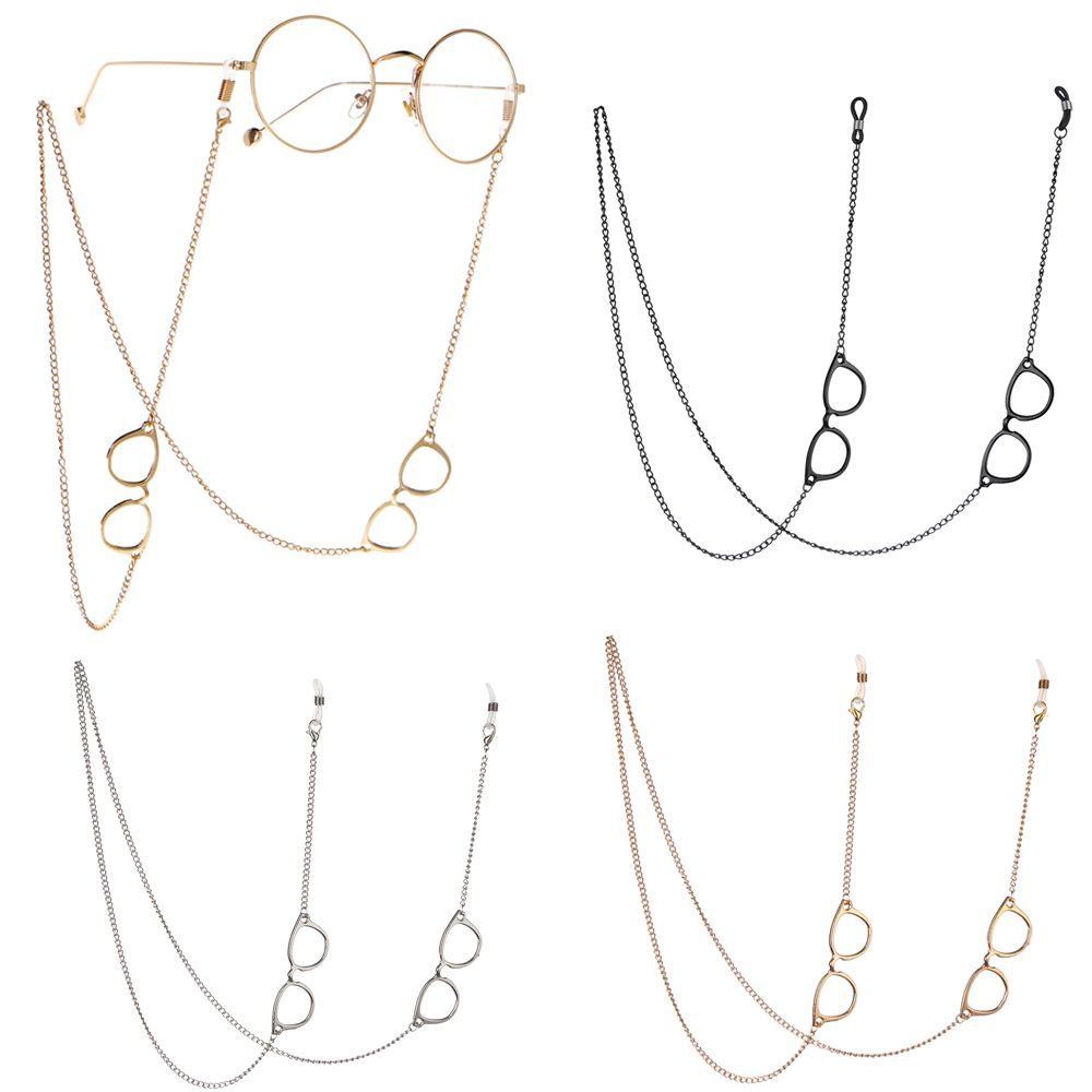 CACTU Mắt Kính Đọc Sách Phối Dây Xích Bằng Kim Loại Phong Cách Vintage Dành Cho Nữ