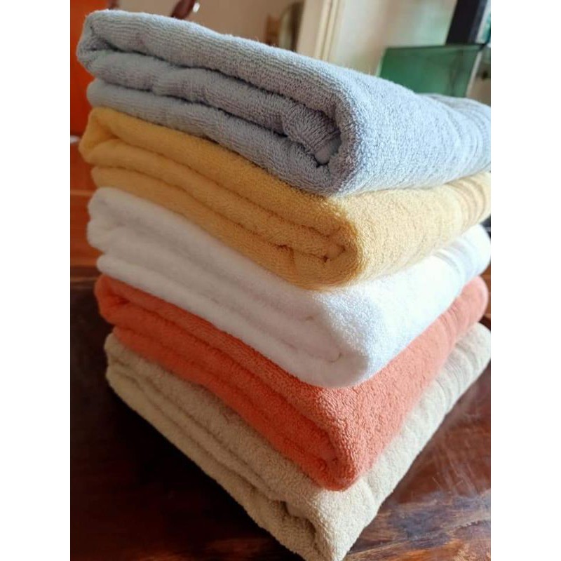 [SIÊU RẺ] Khăn tắm cotton xuất Nhật, bông mịn, thấm hút, không thô ráp, màu siêu đẹp 70x140 cm