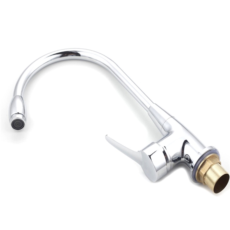 Vòi Nước Xoay 360 Độ Bằng Hợp Kim Mạ Crom Cho Bồn Rửa Chén