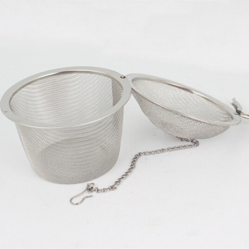 Dụng cụ lọc trà bằng thép hình cầu cứng cáp