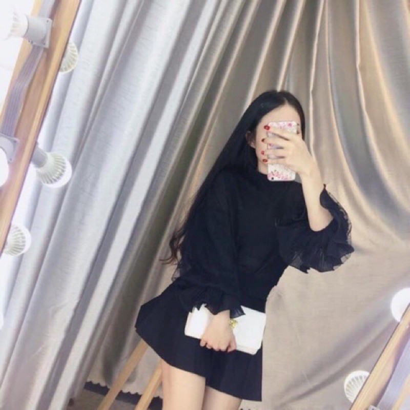 [ Mã WASTRUN4 giảm 10% tối đa 30K đơn 99K] Áo babydoll tay bèo QC | BigBuy360 - bigbuy360.vn