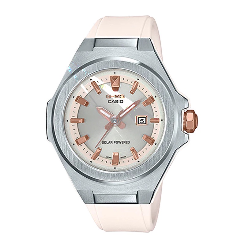 Đồng Hồ Nữ Dây Nhựa Casio Baby-G MSG-S500-7A Chính Hãng - MSG-S500-7ADR Vỏ Thép