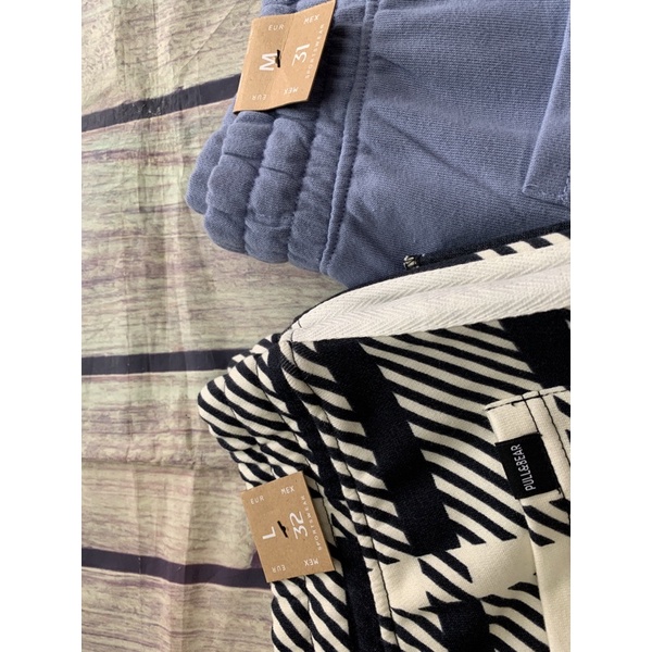 Quần short nỉ nam cotton da cá P&B from trên gối vnxk