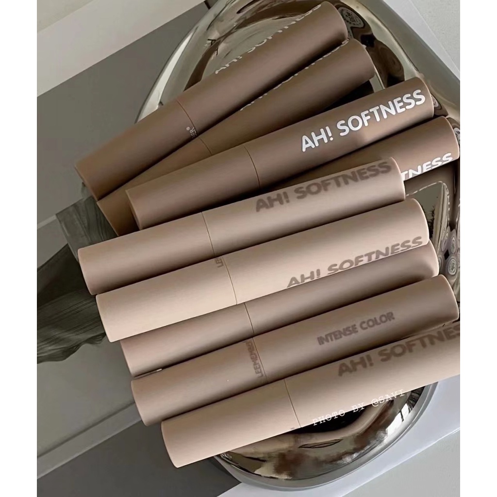 LEEMEMBER Son kem nhung lì mềm màu đỏ nâu nude mờ lâu trôi không thấm nước son môi lipstick