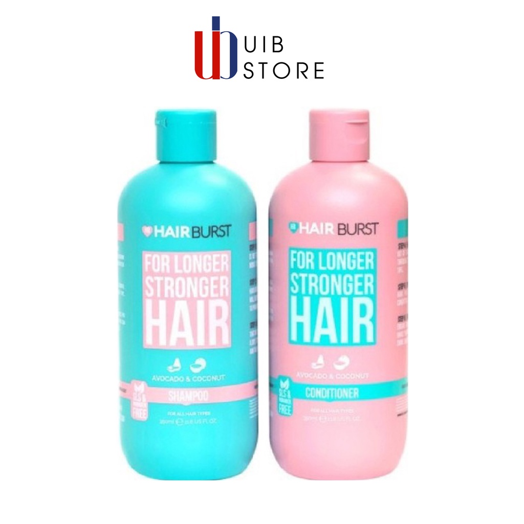 Cặp gội xả Hairburst kích thích mọc tóc, giảm gãy rụng 350ml/chai