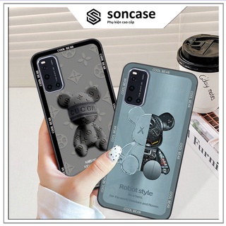 Ốp Vivo V19 in hình gấu bear, kaws, cute, đáng yêu, ốp lưng cao cấp chất lượng