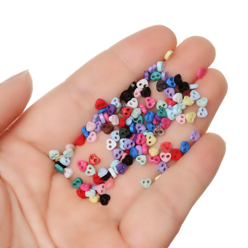 Set 50 Nút Quần Áo Búp Bê Mini 4mm DIY
