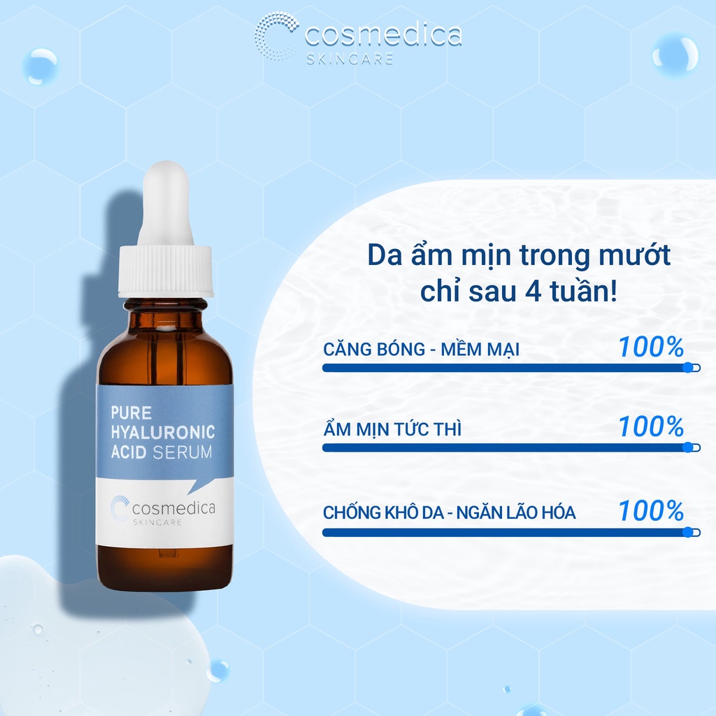 Serum cấp nước Cosmedica 100% Pure HA Serum