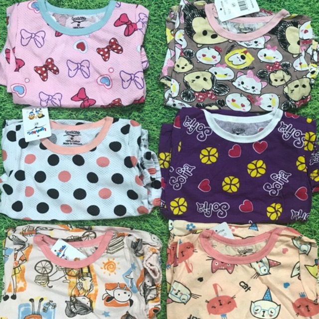 Bộ cotton giấy/thông hơi côc tay bé gái 8-21 kg