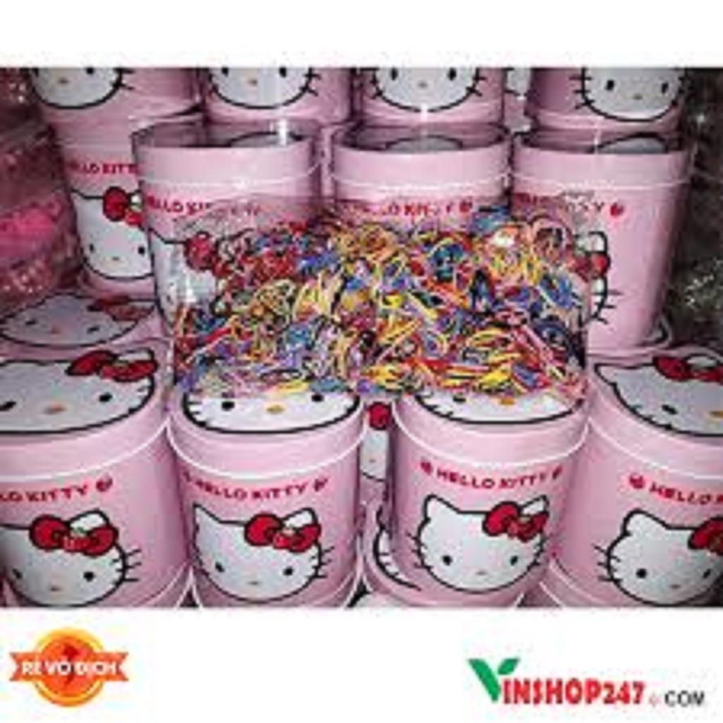 HỘP CHUN BUỘC TÓC HELLO KITTY