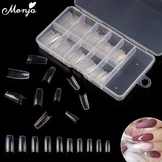 100 Móng Tay Giả Trong Suốt Bằng Acrylic Cao Cấp