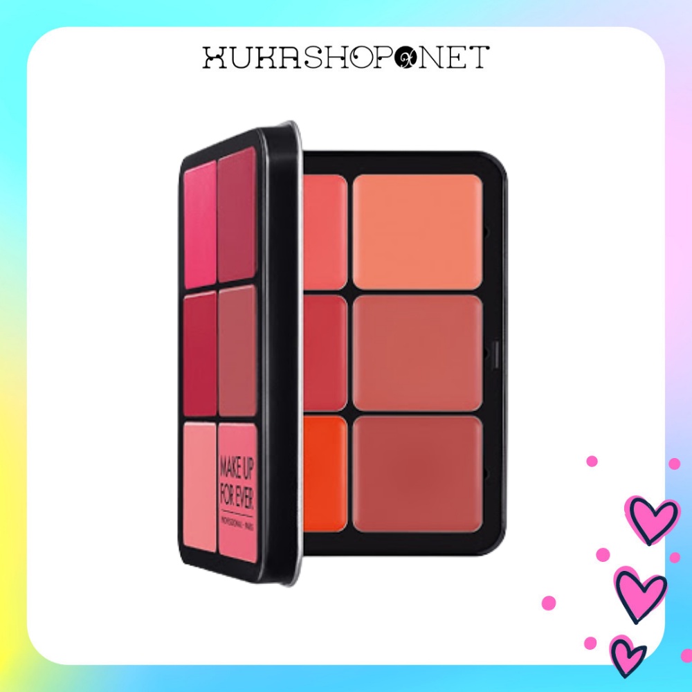 [Chính hãng] Bảng má hồng 12 ô màu Make Up For Ever Ultra HD Invisible Cream Blush Palette (24g)