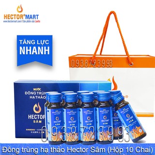 ✅(Date mới) ĐÔNG TRÙNG HẠ THẢO HECTOR SÂM✅Tăng cường hệ thống miễn dịch, sức bền & Sức khỏe toàn diện 10chai x 50ml