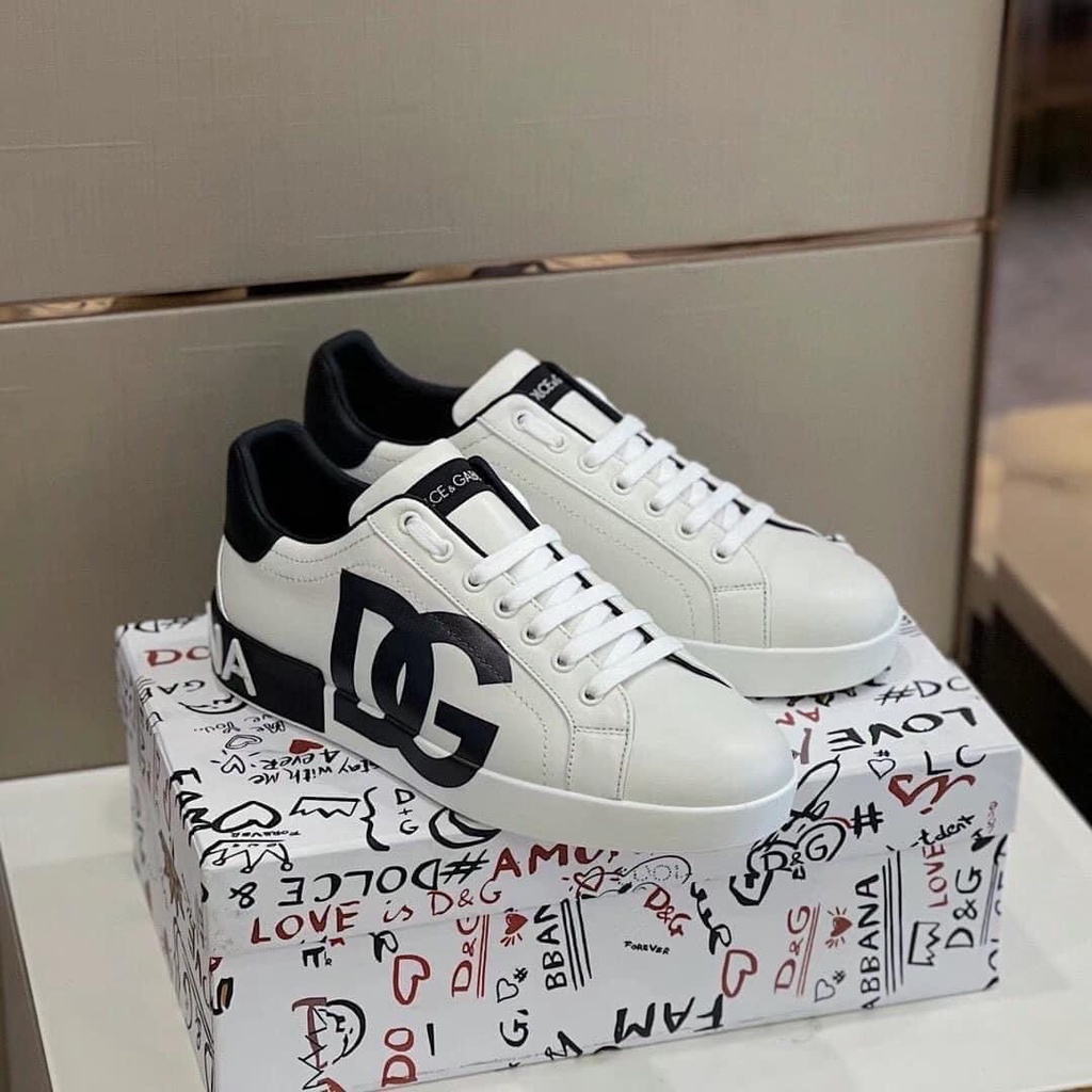 Giày sneaker Dolce Gabbana logo DG LA on web fullbox [ QC Boutique ] |  Shopee Việt Nam