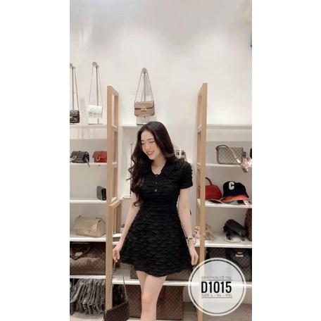 Đầm Thun cổ Trụ 3 Màu