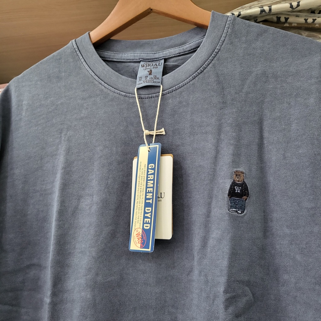 Áo Thun WHOAU Korea mới 2022 - Garment Dyed