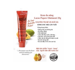 Kem Lucas Papaw ointment đu đủ