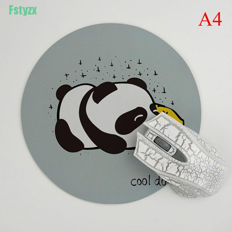 fstyzx 1Pc cute panda mouse pad size for 22x22x0.3cm gaming mouse pads