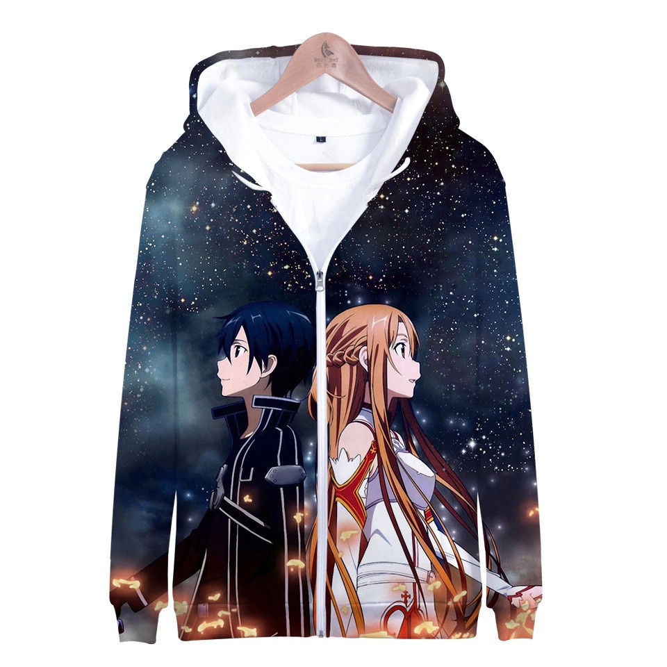 Áo Khoác Hoodie Họa Tiết 3d Sword Art Online Độc Đáo | BigBuy360 - bigbuy360.vn