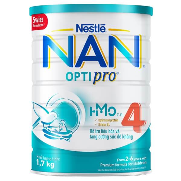 (date mới) Sữa Bột Nestle NAN Optipro số 1/2/3/4 1.7kg/ 1.8kg