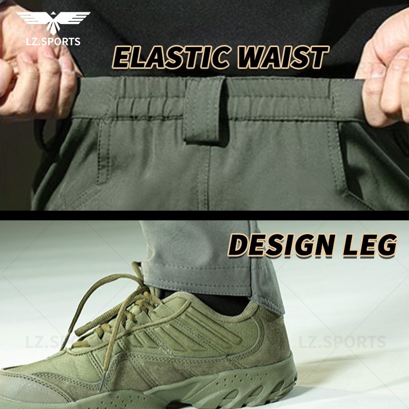 Quần Dài Chiến Thuật Họa Tiết Rằn Ri Cá Tính Cho Nam Ix9Stretch In Night Camo
