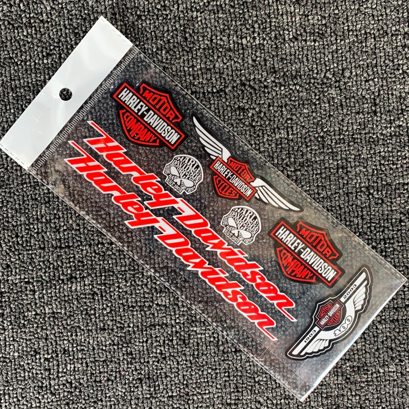 Miếng Dán Phản Quang Trang Trí Mũ Bảo Hiểm Xe Mô Tô Harley-Davidson Harley