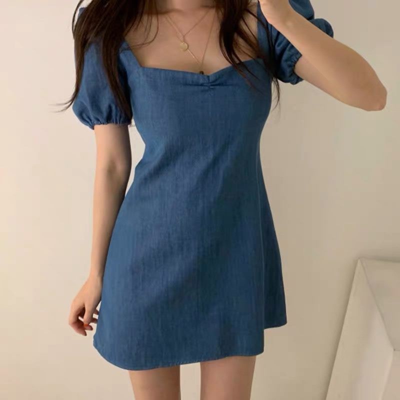 Váy thô thắt nơ sau xinh