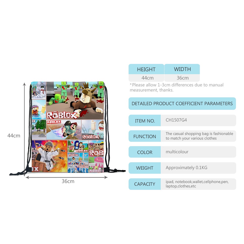 Ba Lô Đi Học Họa Tiết Anime Roblox Xinh Xắn Dành Cho Bé