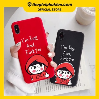 Ốp lưng iphone I'm Fine 6/6plus/6s/6s plus/6/7/7plus/8/8plus/x/xs/xs max/11/11 pro/11 promax – a234