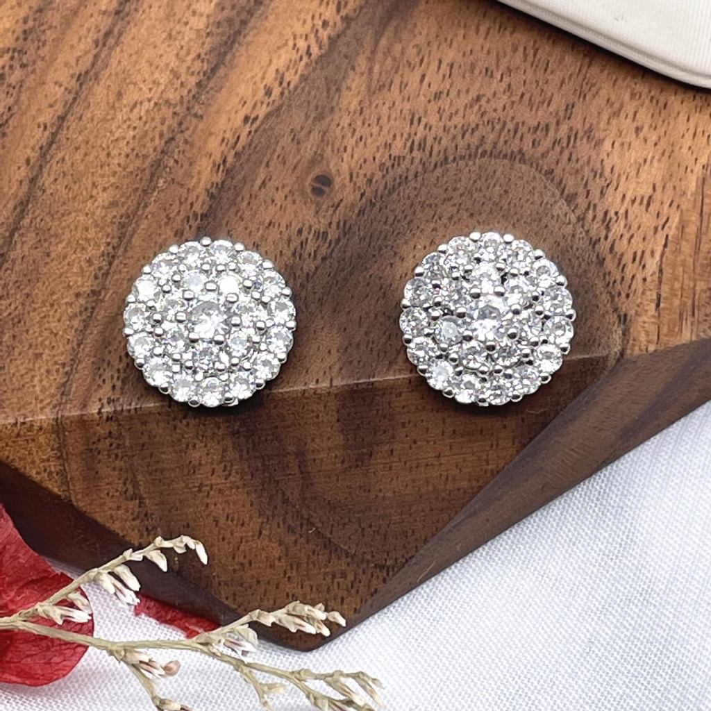 2101156     Nút Áo Đính Đá zircon Siêu Lấp Lánh diy