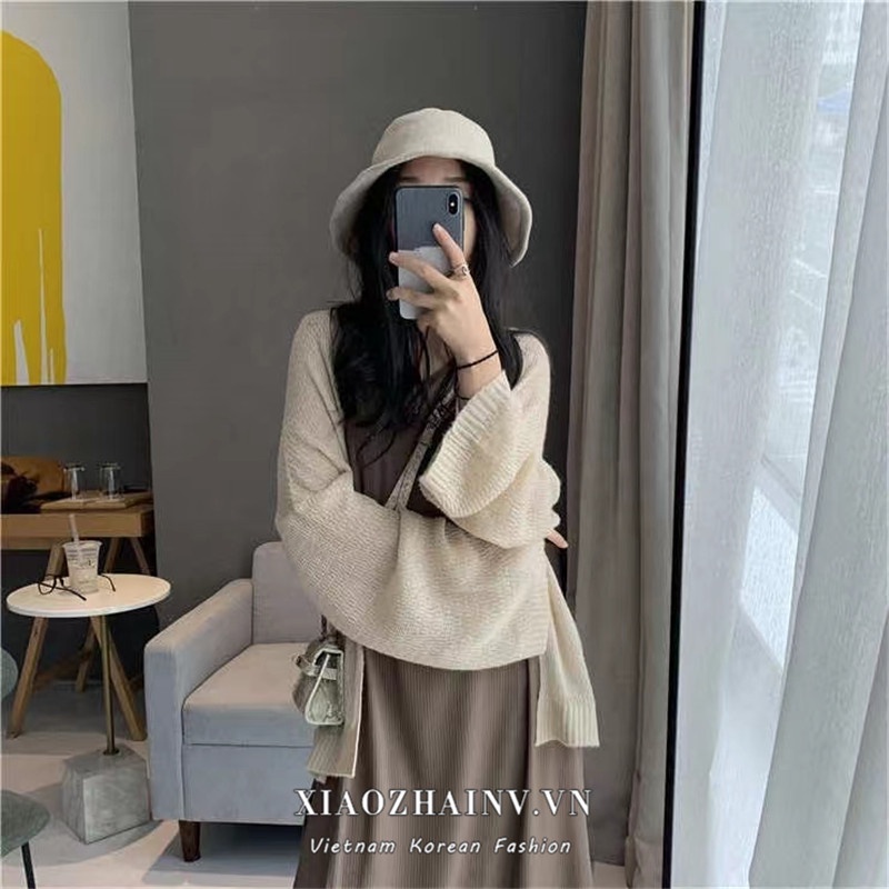 Áo khoác len cardigan Xiaozhainv chống nắng thời trang mùa hè cho nữ