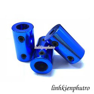 Khớp nối trục màu xanh 4mm 5mm 6mm 8mm